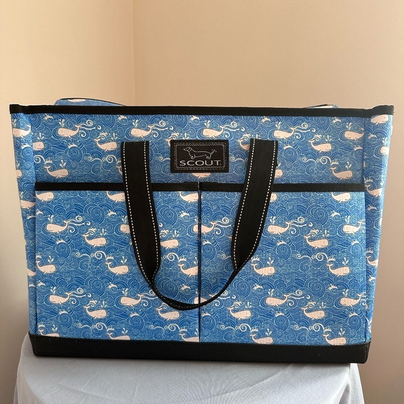 Scout BJ Bag - Pocket Tote Bag in Beluga Baby - Picture 3 of 6